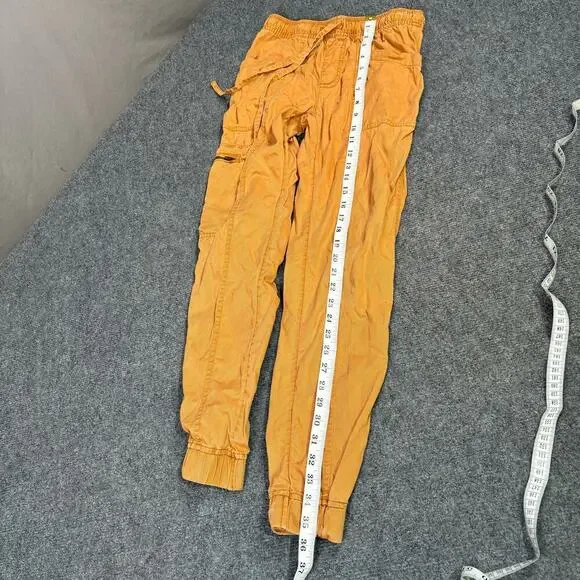 Nicole Miller Pants Women’s S Cargo 100% Lyocell Joggers Neutral Fall Casual Tan - Picture 5 of 8